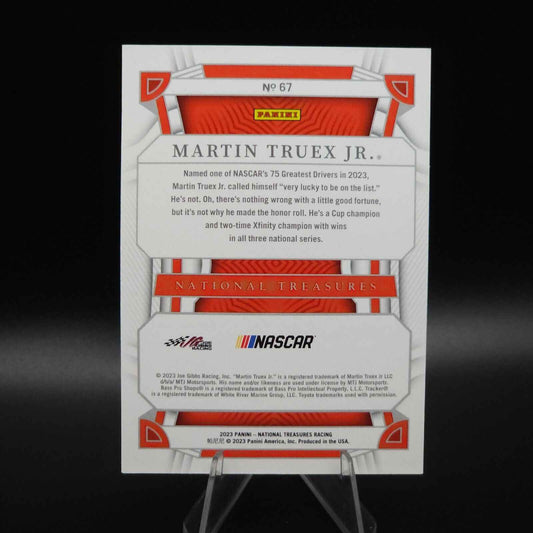 2023 National Treasures Diamond Anniversary Stars & Stripes Martin Truex Jr. /13 - NASCARD.shop