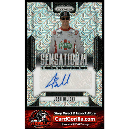 2025 Panini Prizm #SS-JBL Josh Bilicki Sensational Signatures Mojo #/25