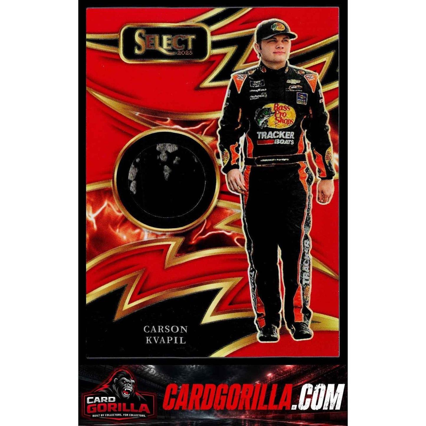 2025 Panini Select #S-CKP Carson Kvapil Sparks Red Prizms #/49