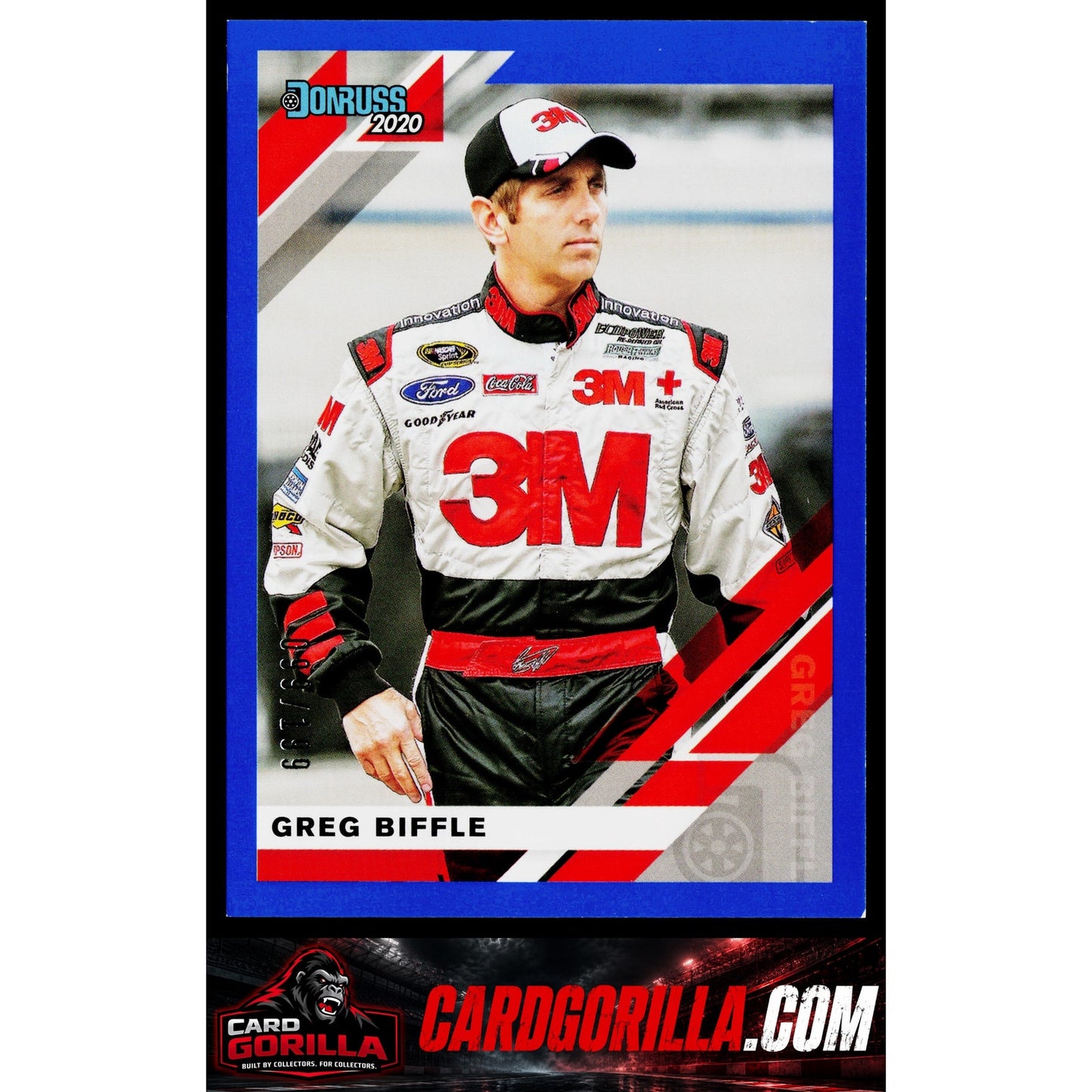 2020 Donruss #88 Greg Biffle Blue #/199