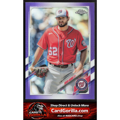 2021 Topps Chrome Update #USC29 Brad Hand Purple Refractor