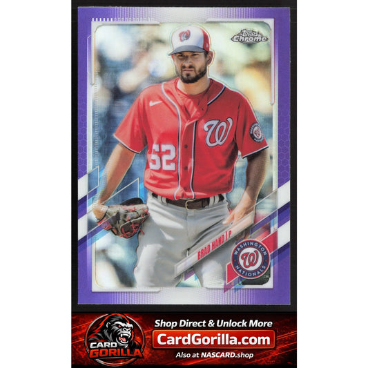 2021 Topps Chrome Update #USC29 Brad Hand Purple Refractor