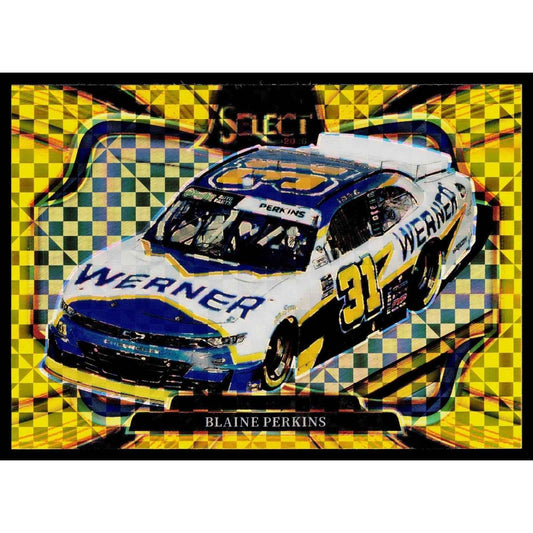 2026 Panini Select #133 Blaine Perkins Gold Power Plaid #/13