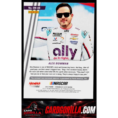 2023 Panini Chronicles #EM-AB Alex Bowman Elite Materials Holo Silver #/25