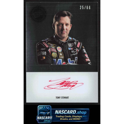 2011 Press Pass Premium #PS-TS Tony Stewart Signatures Red Ink #/66