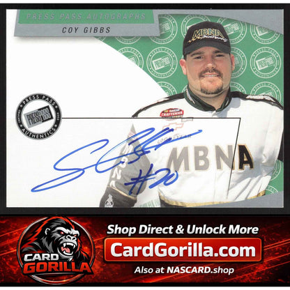 2003 Press Pass #NNO Coy Gibbs Autographs