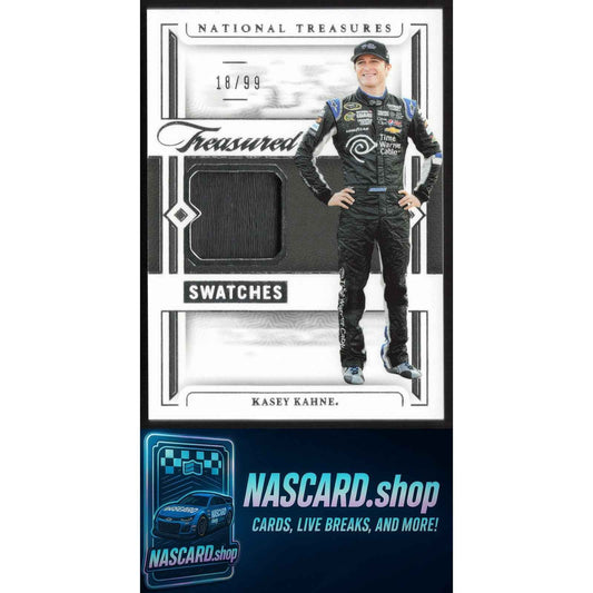 2024 Panini National Treasures #TS-KKN Kasey Kahne Treasured Swatches #/99