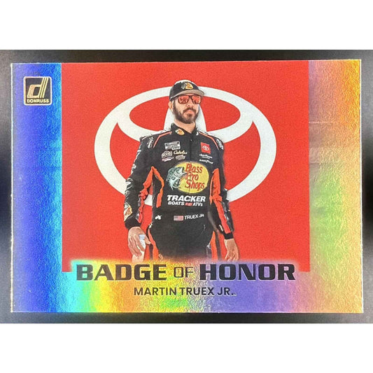 2024 Panini Donruss Martin Truex Jr. #26 Badge of Honor