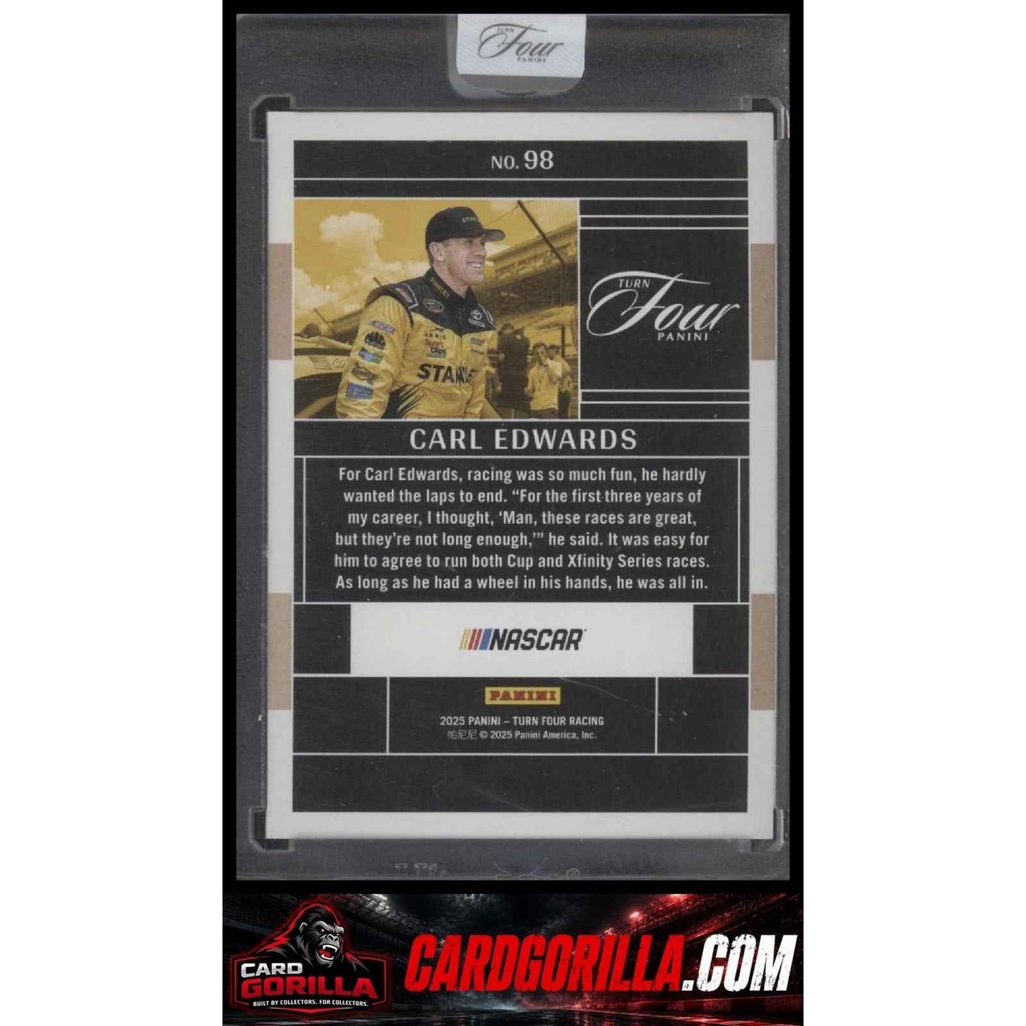 2025 Panini Turn Four #98 Carl Edwards #/75