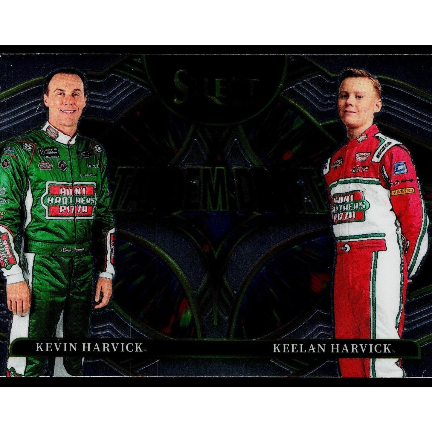2026 Panini Select #7 Kevin Harvick / Keelan Harvick Tandem Draft