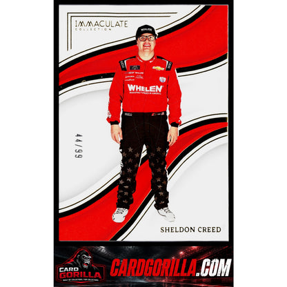 2023 Panini Chronicles #89 Sheldon Creed Immaculate #/99