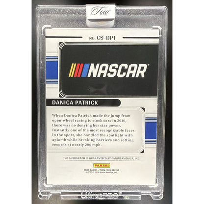 2026 Turn Four Racing Danica Patrick Center Stage Signatures Black FOTL /6 Auto