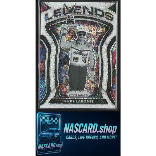 2021 Panini Prizm #88 Terry Labonte White Sparkle Prizm