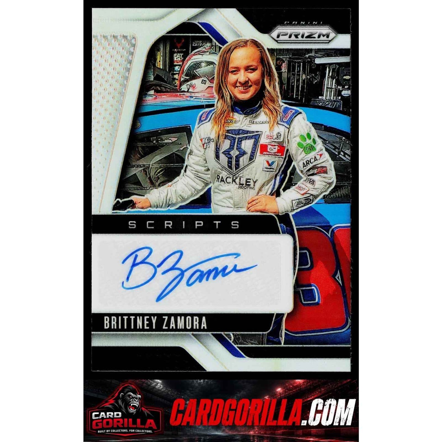 2025 Panini Prizm #S-BZM Brittney Zamora Scripts