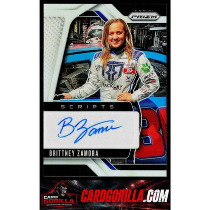 2025 Panini Prizm #S-BZM Brittney Zamora Scripts