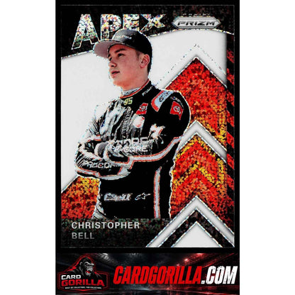 2020 Panini Prizm #A6 Christopher Bell Apex White Sparkle Prizm