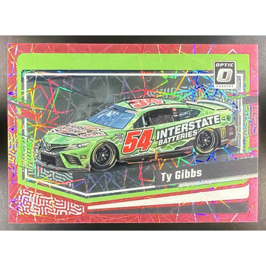2024 Panini Donruss Ty Gibbs Optic Pink Velocity /79 Critically Acclaimed Car