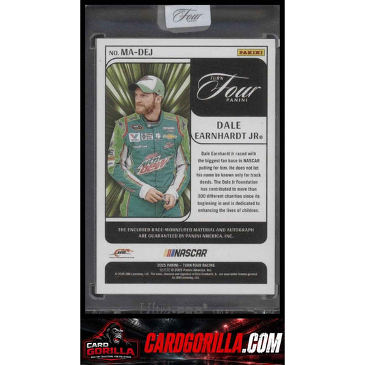 2025 Panini Turn Four Dale Earnhardt Jr. Memorabilia Autographs Holo Silver #/75