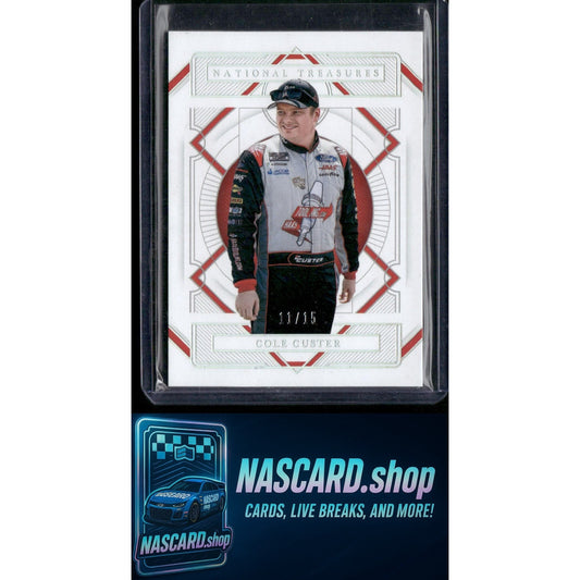 2021 Panini National Treasures #24 Cole Custer Holo Silver #/15
