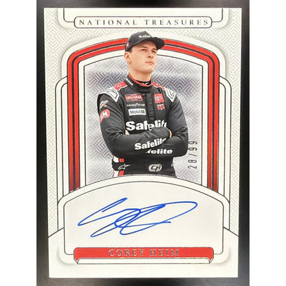 2025 Panini National Treasures Corey Heim #52 Signatures 28/99 Auto