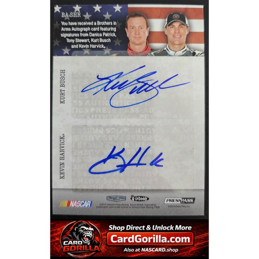 2014 Press Pass American Thunder Stewart Haas Brothers In Arms Autos Red 1/1