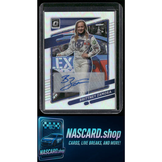 2022 Donruss #49 Brittney Zamora Optic Signatures Holo #/99
