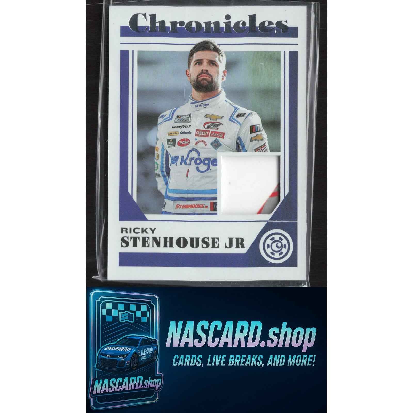 2023 Panini Chronicles #CS-RS Ricky Stenhouse Jr. Chronicles Swatches
