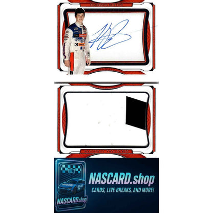 2022 National Treasures Harrison Burton Jumbo Sheet Metal Auto Booklet #/25