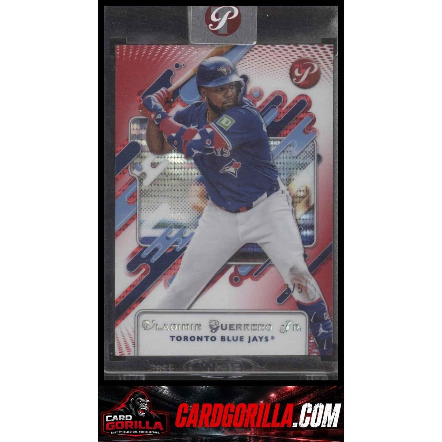 2025 Topps Pristine #210 Vladimir Guerrero Jr. Pristine Red Refractors #/5