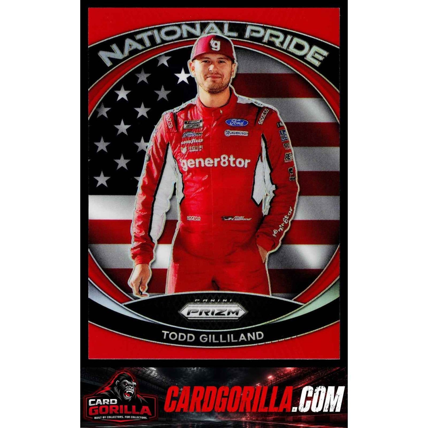 2024 Panini Prizm #13 Todd Gilliland National Pride Red #/99