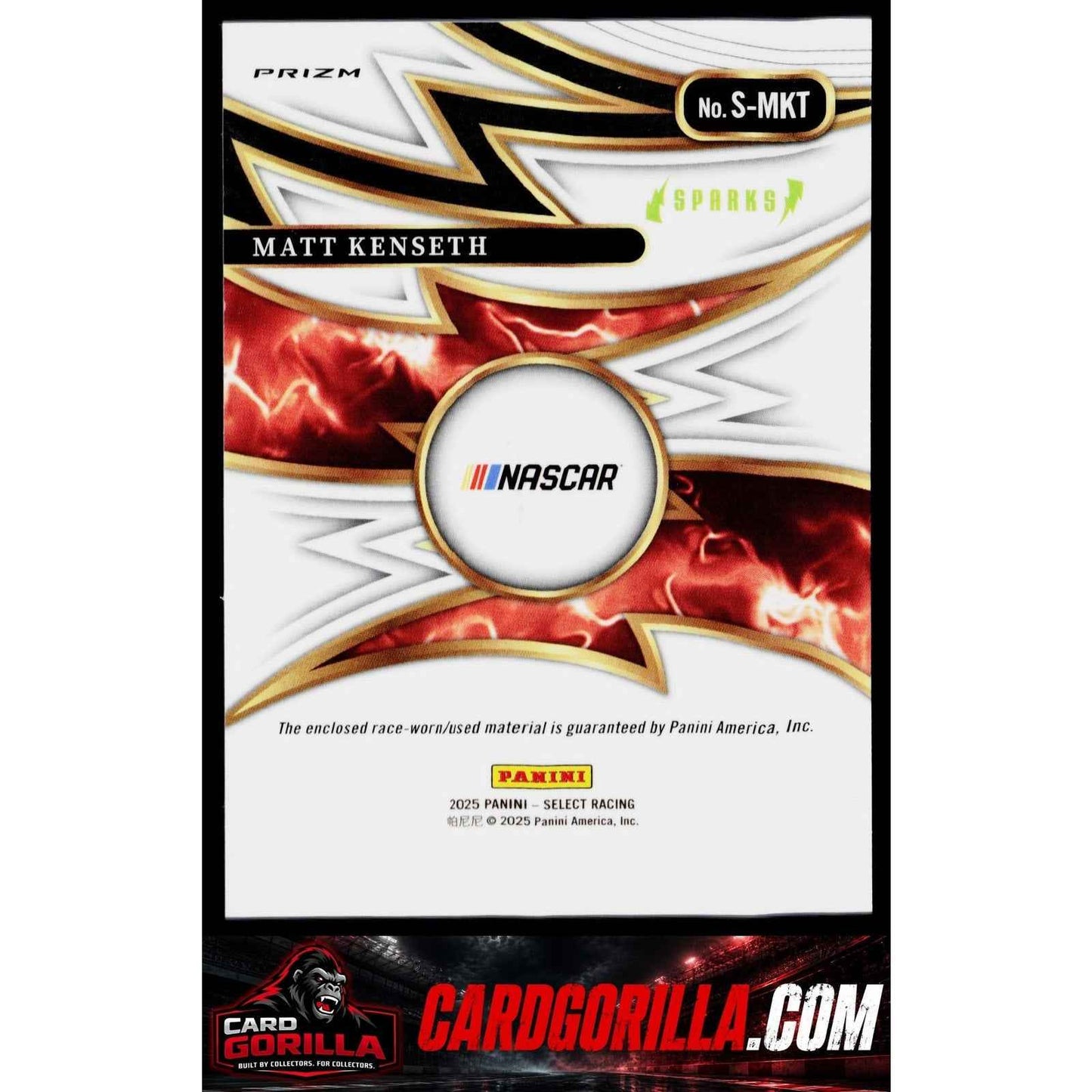 2025 Panini Select #S-MKT Matt Kenseth Sparks