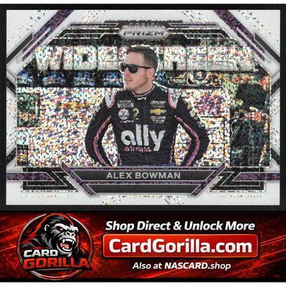 2023 Panini Prizm #WS2 Alex Bowman Widescreen White Sparkle Prizm