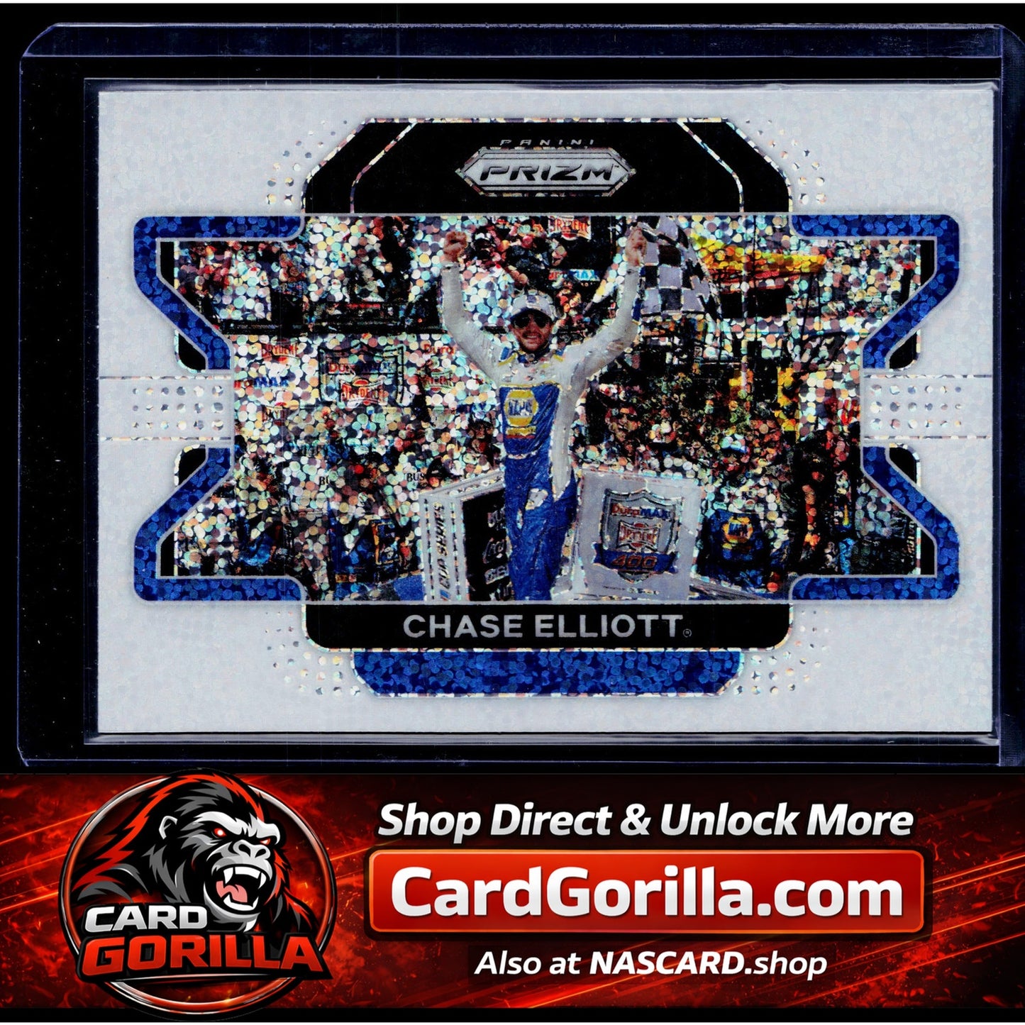2022 Panini Prizm #92 Chase Elliott White Sparkle Prizm