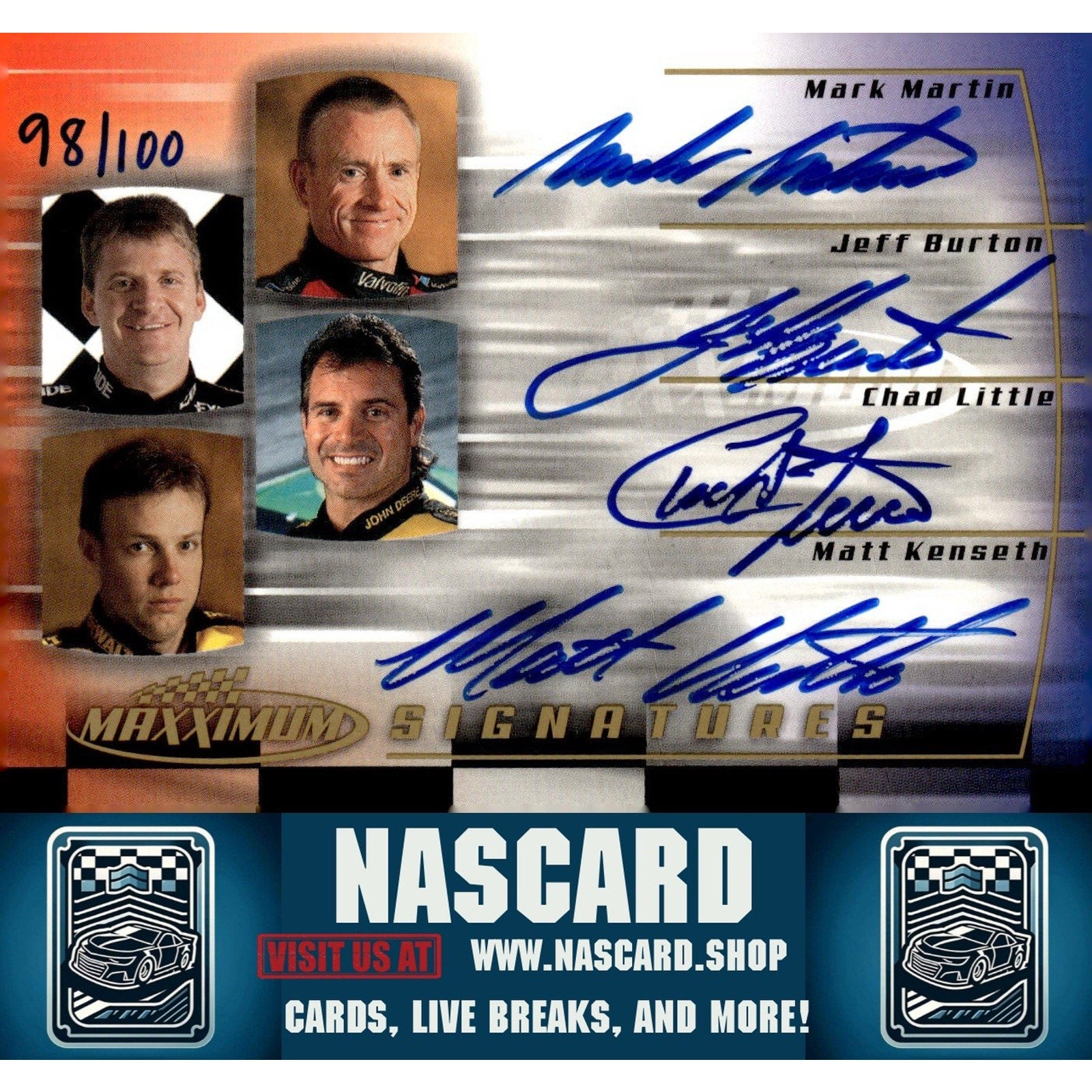 2000 Maxximum Mark Martin/Chad Little/Jeff Burton/Matt Kenseth ...