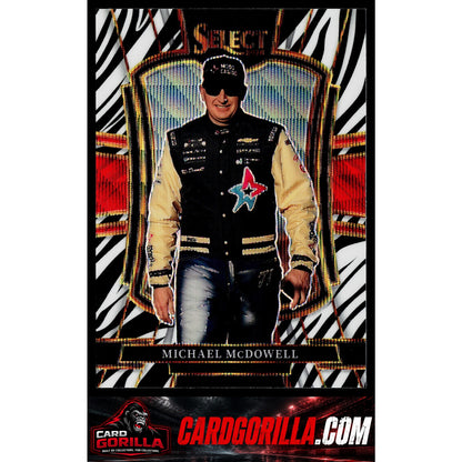 2026 Panini Select #231 Michael McDowell Zebra Prizms