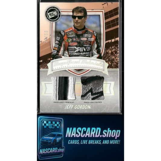 2011 Press Pass Fanfare #MM-JG Jeff Gordon Magnificent Materials Holofoil #/50 - NASCARD.shop
