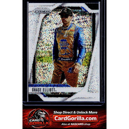 2025 Panini Prizm #43 Chase Elliott White Sparkle
