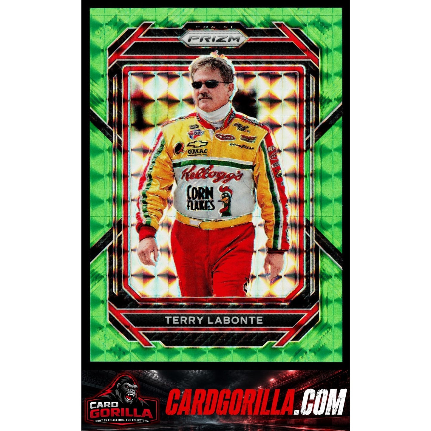 2023 Panini Prizm #48 Terry Labonte Reactive Green #/249