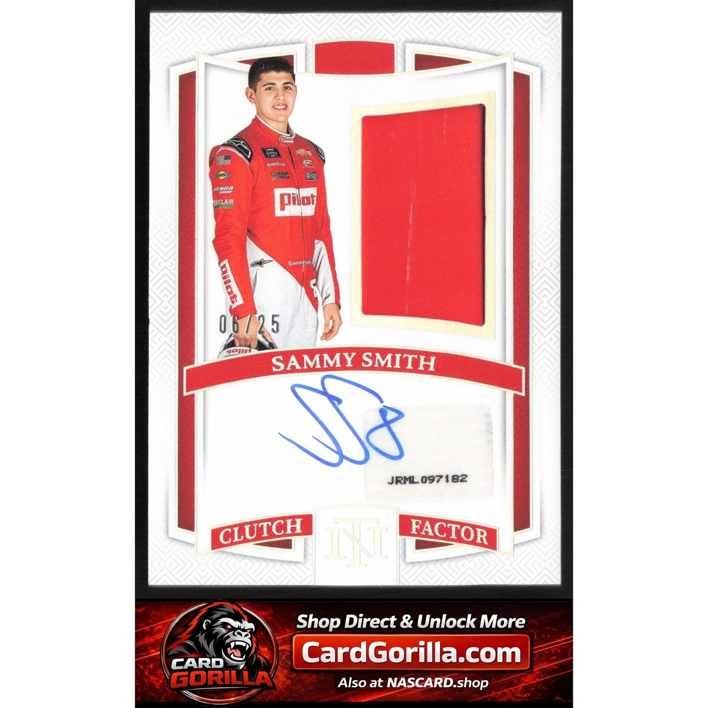 2025 National Treasures Sammy Smith Clutch Factor Signatures Holo Silver #/25