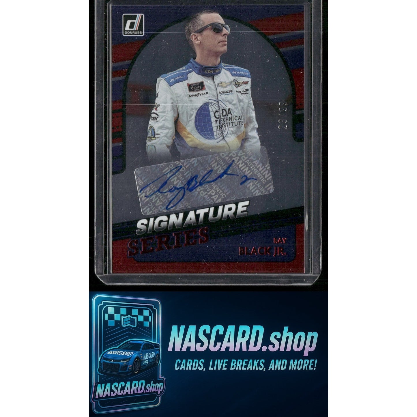 2022 Donruss #SS-RB Ray Black Jr. Signature Series Red #/99