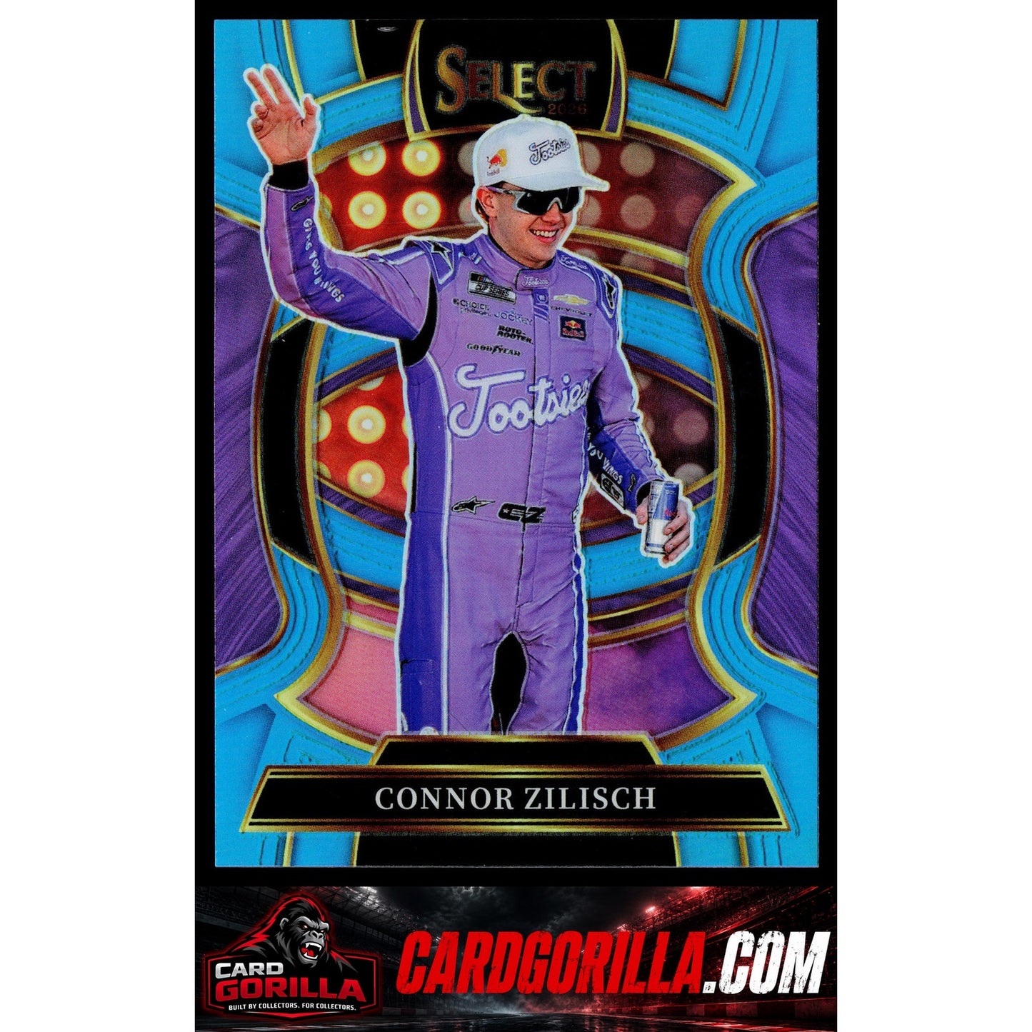 2026 Panini Select #58 Connor Zilisch Light Blue Prizms #/199
