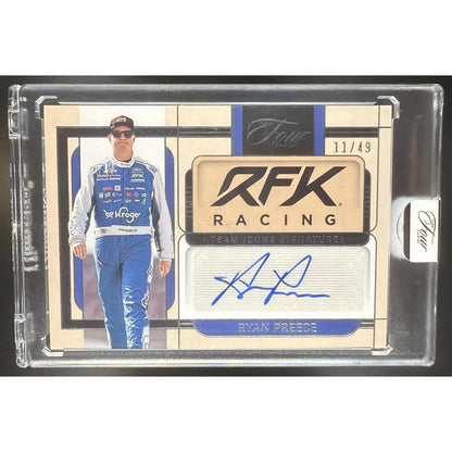 2026 Panini Turn Four Racing Ryan Preece #TM-RPR Team Icons Signatures /49 Auto