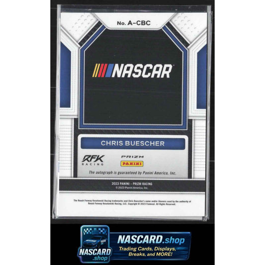 2023 Panini Chronicles #1 Chris Buescher Titanium Autographs