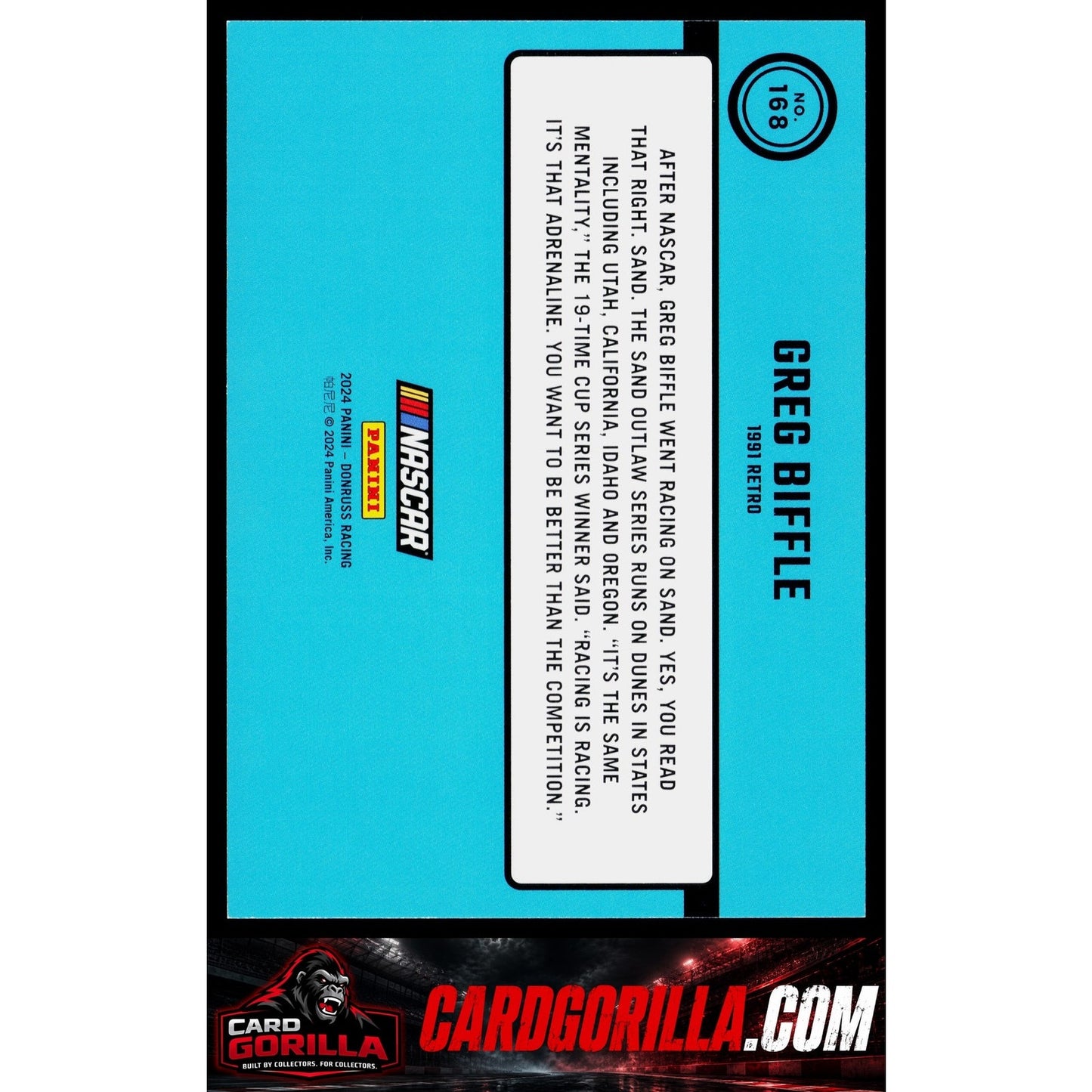 2024 Donruss #168 Greg Biffle Purple #/99