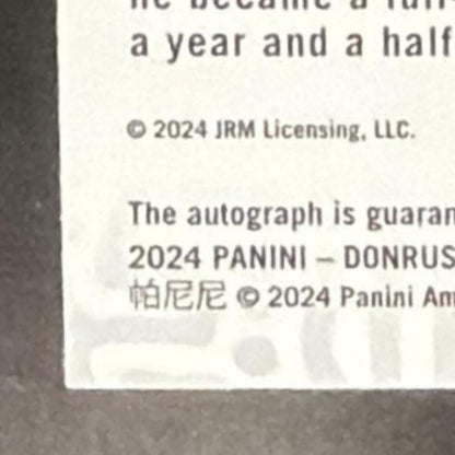 2024 Panini Donruss Josh Berry #SS-JB Signature Series Auto