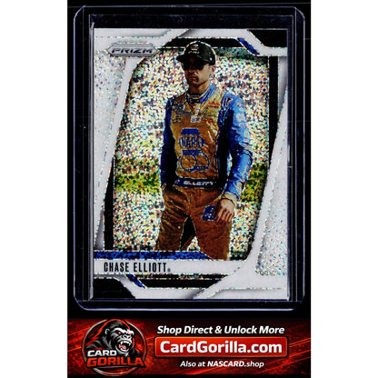 2025 Panini Prizm #43 Chase Elliott White Sparkle