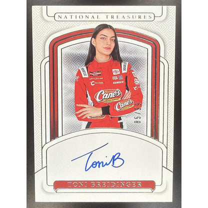 2025 Panini National Treasures Toni Breidinger #31 Signatures 85/99 Auto
