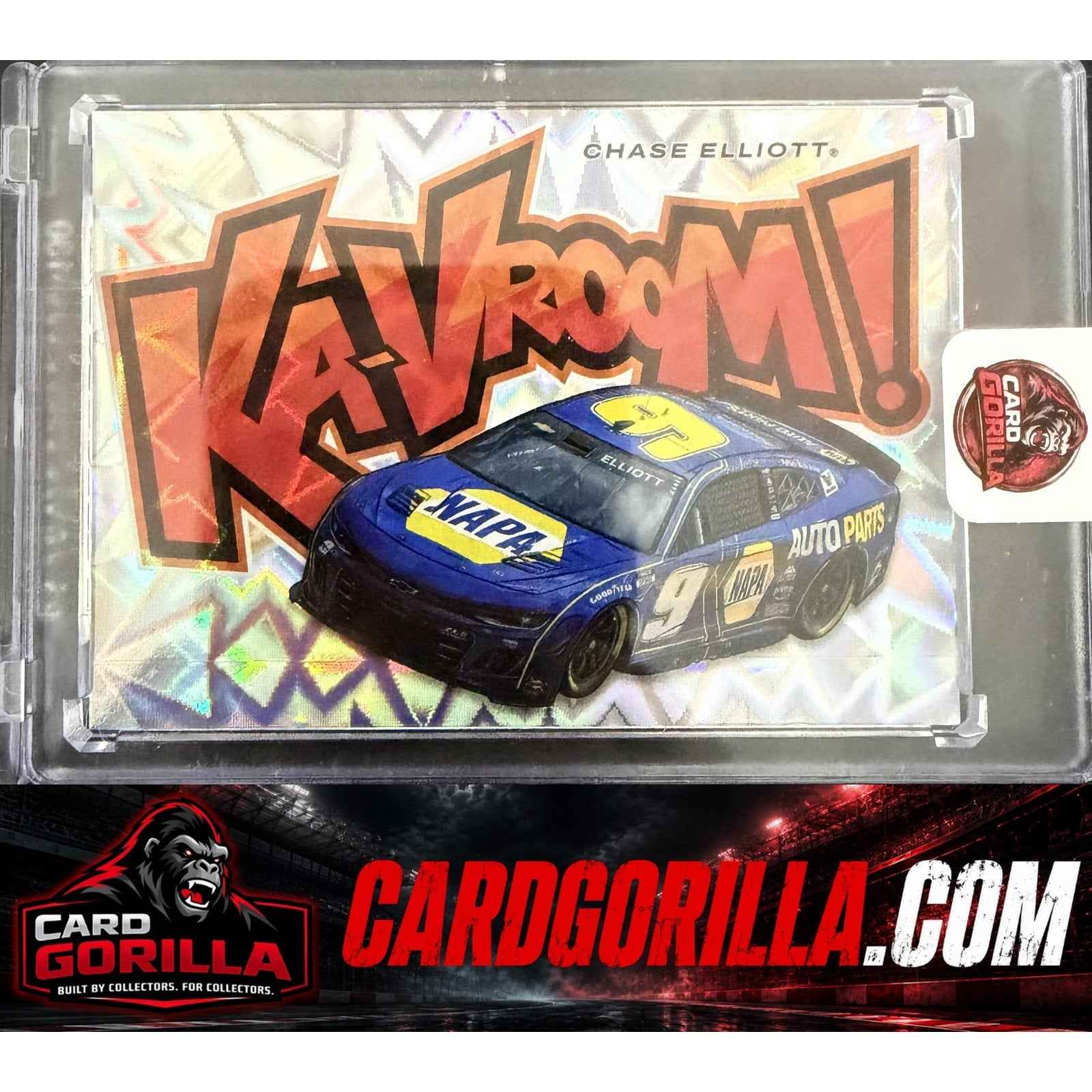 2025 Panini Turn Four #2 Chase Elliott Ka-Vroom! KaVroom! SSP CASE HIT!