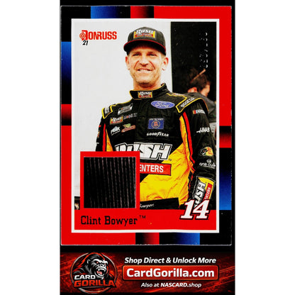 2021 Donruss #88R-CB Clint Bowyer Retro 1988 Relics Red #/250