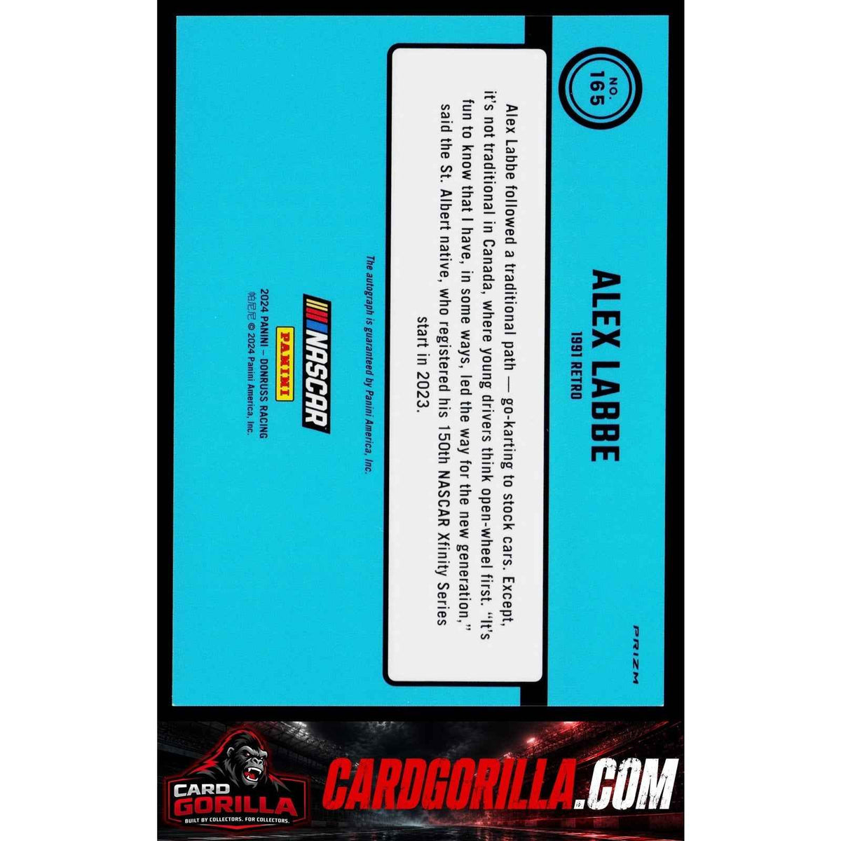 2024 Donruss #165 Alex Labbe Optic Signatures